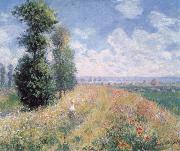 Claude Monet Poplars near Argenteuil France oil painting reproduction